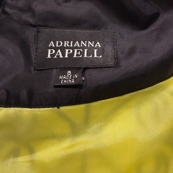 Adrianna Papell Women's Sleeveless Sheath Dress Size 8 Retro Mod Twee Cocktail - Picture 5 of 7